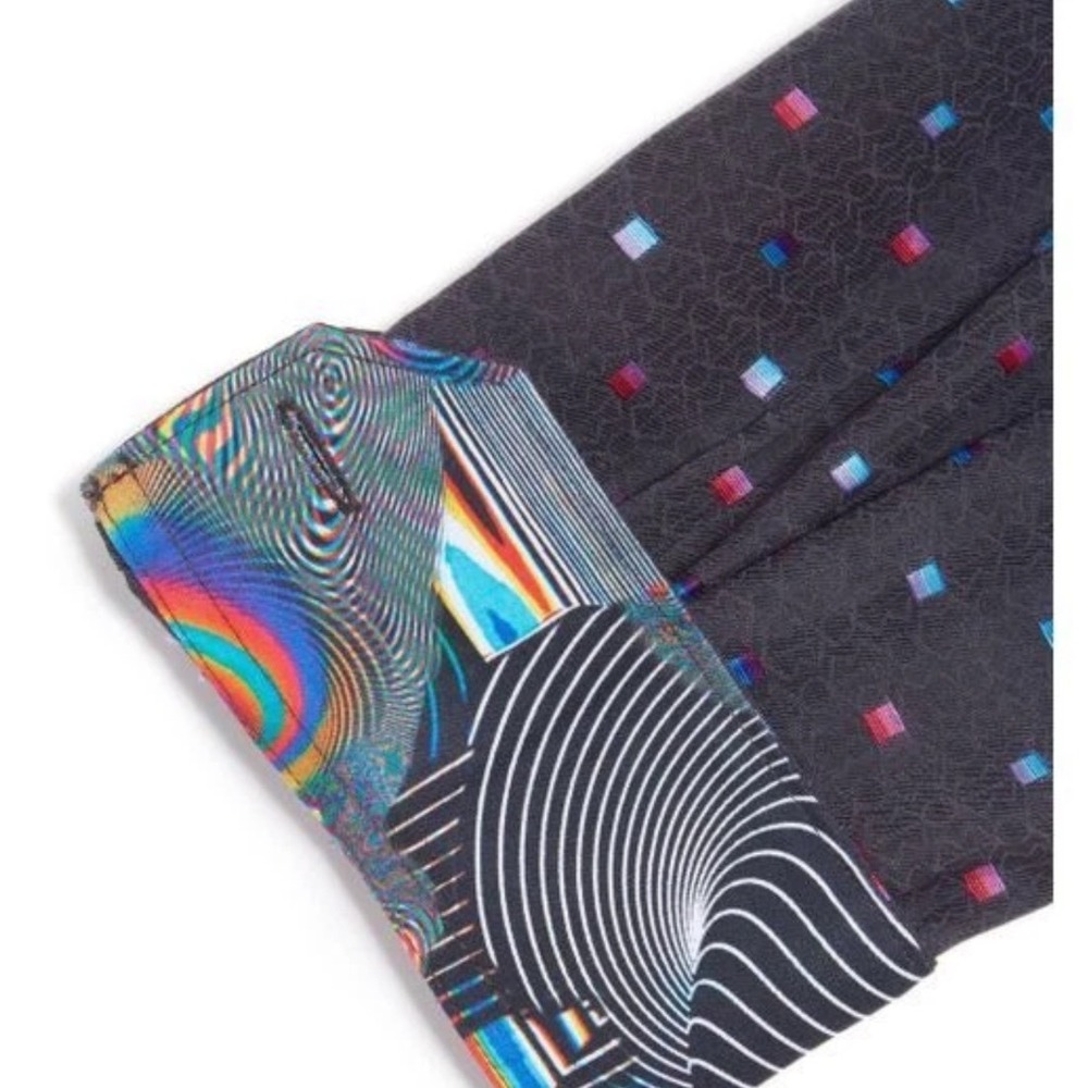 Robert Graham Orion Arm Space Dye Woven Shirt Long Sleeve Flip cuff size 2XL - Picture 4 of 12